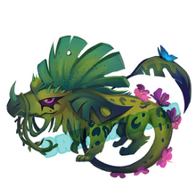 Load image into Gallery viewer, Rainforest Dragon Keychain