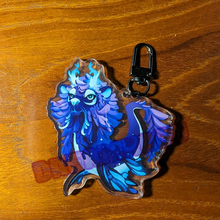 Load image into Gallery viewer, Wisteria Dragon Keychain
