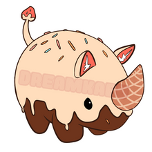 Load image into Gallery viewer, Dessert Rhino Vinyl Sticker