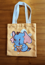 Load image into Gallery viewer, Boba Elephant Tote Bag
