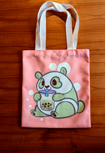Load image into Gallery viewer, Boba Panda Tote Bag

