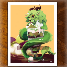 Load image into Gallery viewer, Matcha Dragon Print
